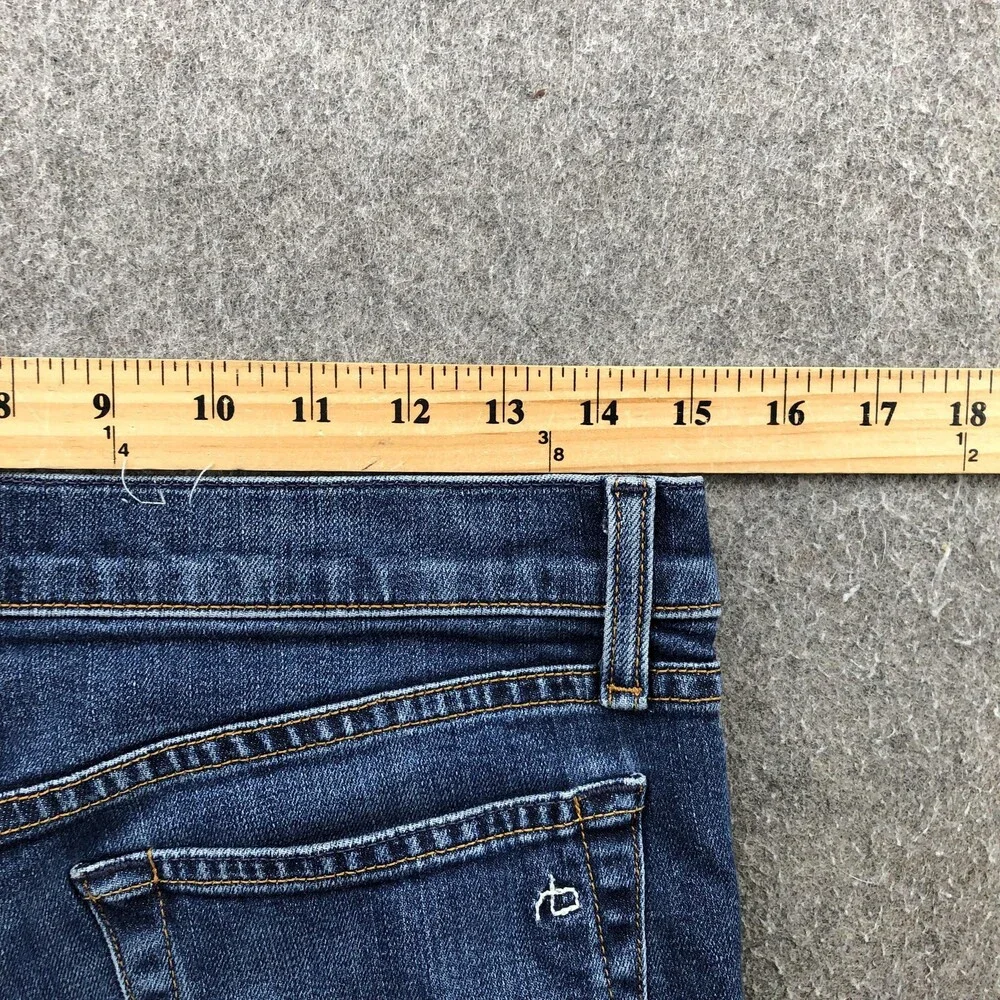 Rag & Bone Jeans Mens 29x31 Blue Standard Issue Fit 2 Slim Straight Denim - Picture 8 of 10